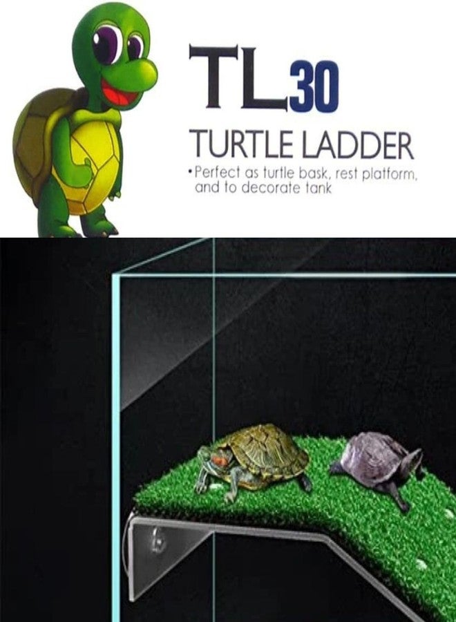 سلم سلحفاة أكريليك من نوع TUNAI Dophin TL 30 (أصلي من المتجر) (أكريليك، أخضر) - Image 5